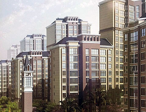 盼盼實木門經典案例——青海省西寧市紫恒帝景花苑